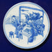 Legend of Asia Home Decor Handpainted Blue & White Porcelain Coaster Chess Game - Acrylic Shadow Box /S55