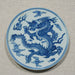 Legend of Asia Home Decor Handpainted Blue & White Porcelain Coaster Dragon - Acrylic Shadow Box /S59