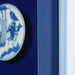 Legend of Asia Home Decor Handpainted Blue & White Porcelain Coaster Enemy At Gate - Acrylic Shadow Box /S55