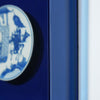 Legend of Asia Home Decor Handpainted Blue & White Porcelain Coaster Enemy At Gate - Acrylic Shadow Box /S55