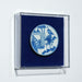 Legend of Asia Home Decor Handpainted Blue & White Porcelain Coaster Enemy At Gate - Acrylic Shadow Box /S56