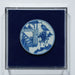 Legend of Asia Home Decor Handpainted Blue & White Porcelain Coaster Enemy At Gate - Acrylic Shadow Box /S56