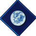 Legend of Asia Home Decor Handpainted Blue & White Porcelain Coaster God of Prosperity - Acrylic Shadow Box /S55D