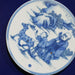 Legend of Asia Home Decor Handpainted Blue & White Porcelain Coaster God of Prosperity - Acrylic Shadow Box /S55D