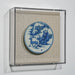 Legend of Asia Home Decor Handpainted Blue & White Porcelain Coaster God of Prosperity - Acrylic Shadow Box /S59
