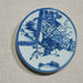 Legend of Asia Home Decor Handpainted Blue & White Porcelain Coaster Knight Han - Acrylic Shadow Box /S59