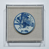 Legend of Asia Home Decor Handpainted Blue & White Porcelain Coaster Knight Han - Acrylic Shadow Box /S59