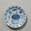 Legend of Asia Home Decor Handpainted Blue & White Porcelain Flower Plates Set of 3 - Acrylic Shadow Box /S09
