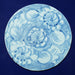 Legend of Asia Home Decor Handpainted Blue & White Porcelain Tile Silla Flower Round - Acrylic Shadow Box /S06