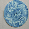 Legend of Asia Home Decor Handpainted Blue & White Porcelain Tile Silla Flower Round - Acrylic Shadow Box /S09