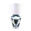 Legend of Asia Lighting Legend of Asia Abstract Painting Jar Lamp