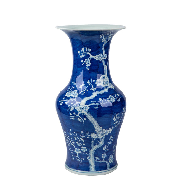 Legend of Asia Home Legend of Asia B&W Plum Blossom Wide Top Vase