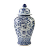 Legend of Asia Home Legend of Asia B&W Temple Jar Sea Dragon Motif - L