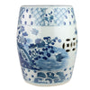 Legend of Asia Home Decor Legend of Asia B&W Village Flower Bird Garden Stool