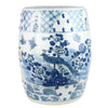 Legend of Asia Home Decor Legend of Asia B&W Village Flower Bird Garden Stool