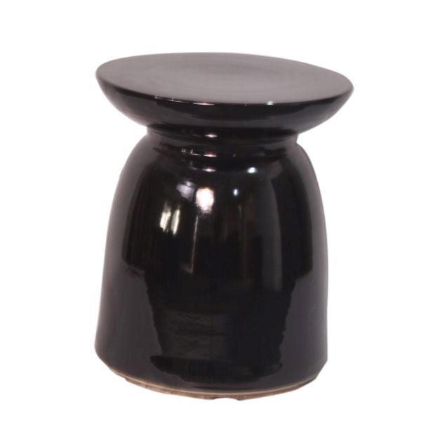 Legend of Asia Home Decor Legend of Asia Black Mushroom Stool