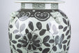 Legend of Asia Home Decor Legend of Asia Black Vine Lion Lid Temple Jar Large