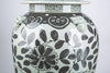 Legend of Asia Home Decor Legend of Asia Black Vine Lion Lid Temple Jar Large