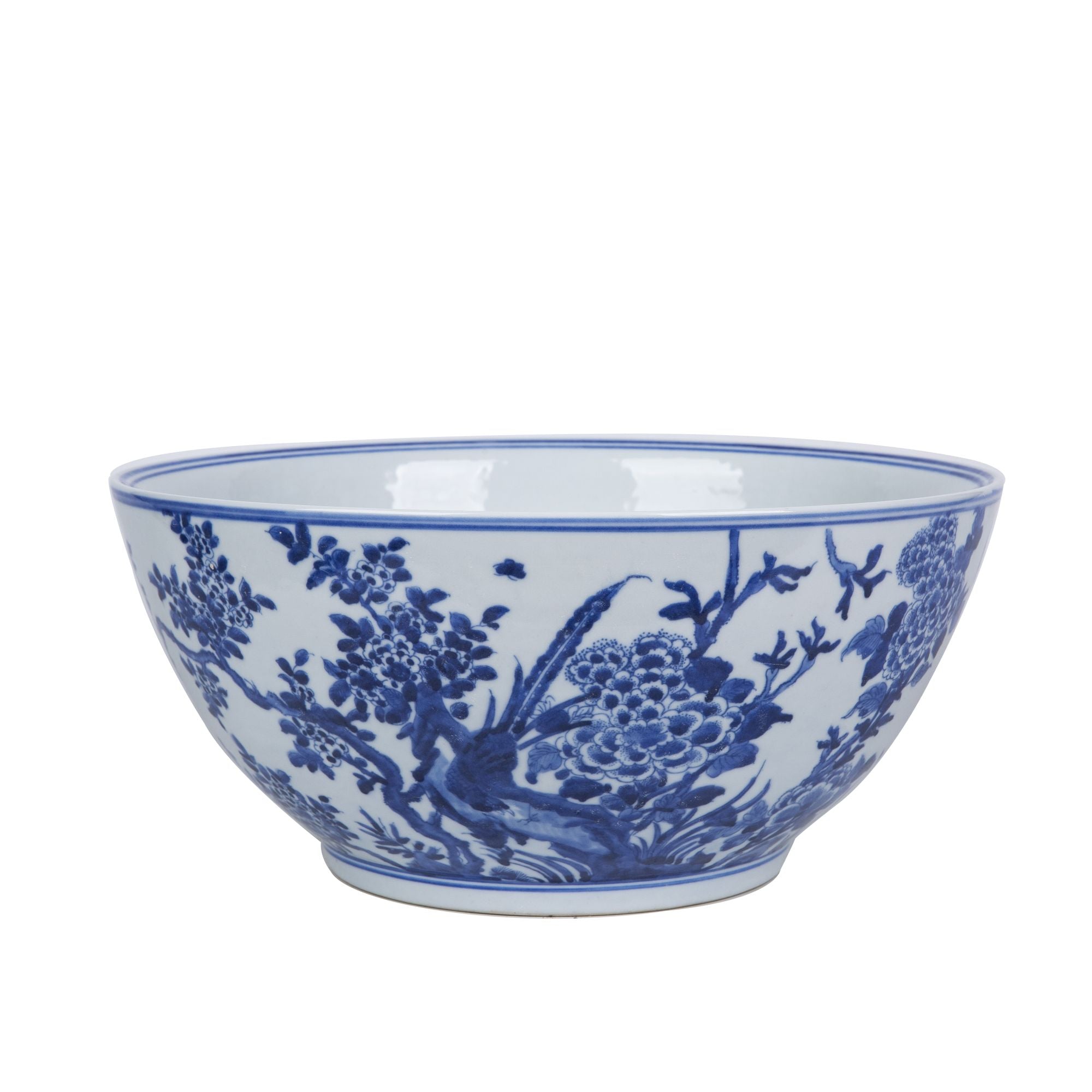 Legend of Asia Home Legend of Asia Blue And White Bird Floral Bowl