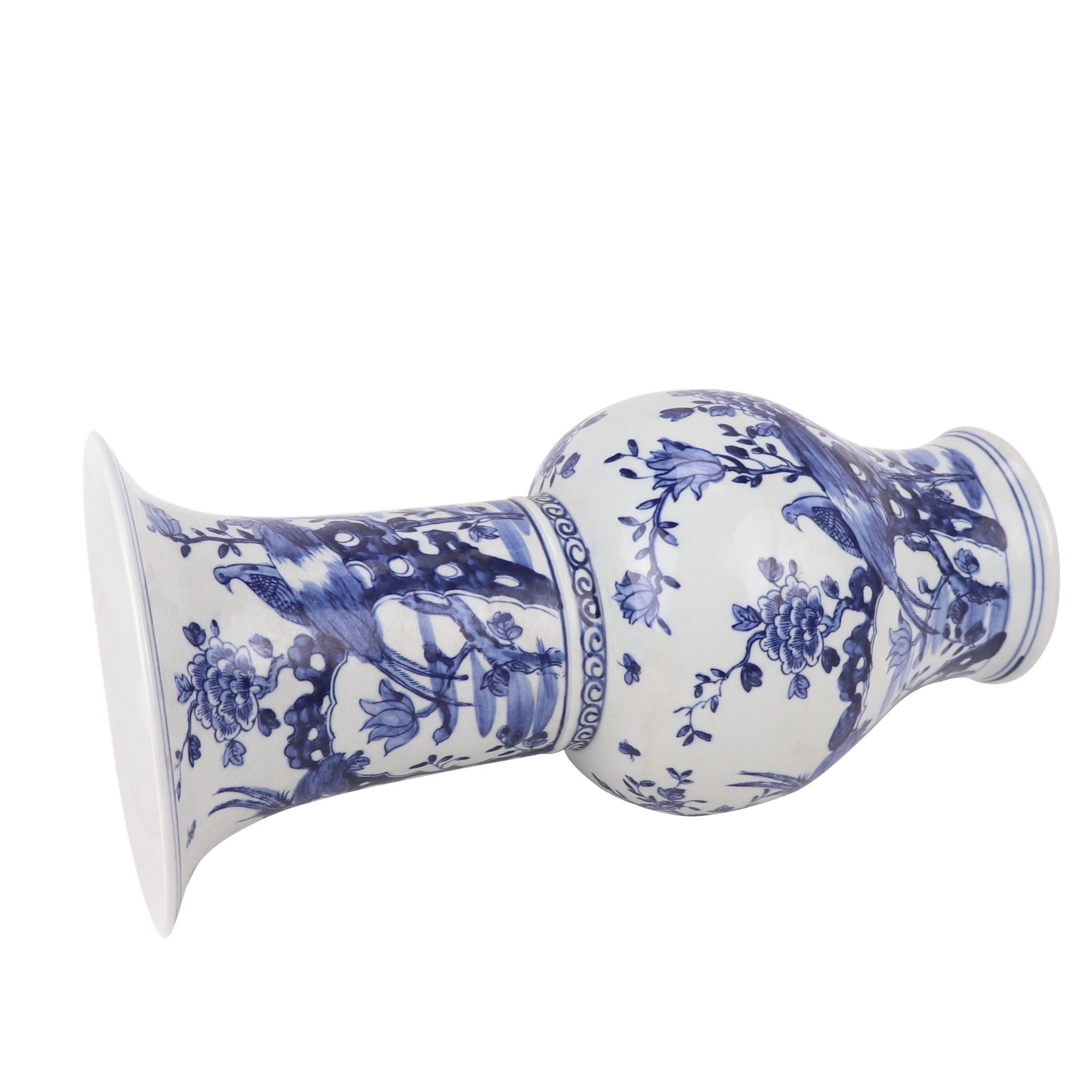 Legend of Asia Home Decor Legend of Asia Blue And White Blossom Morning Glory Vase