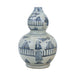 Legend of Asia Home Decor Legend of Asia Blue And White Gourd Vase Man Out of Garden Fence