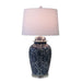 Legend of Asia Lighting Legend of Asia Blue and White Longevity Table Lamp