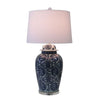 Legend of Asia Lighting Legend of Asia Blue and White Longevity Table Lamp