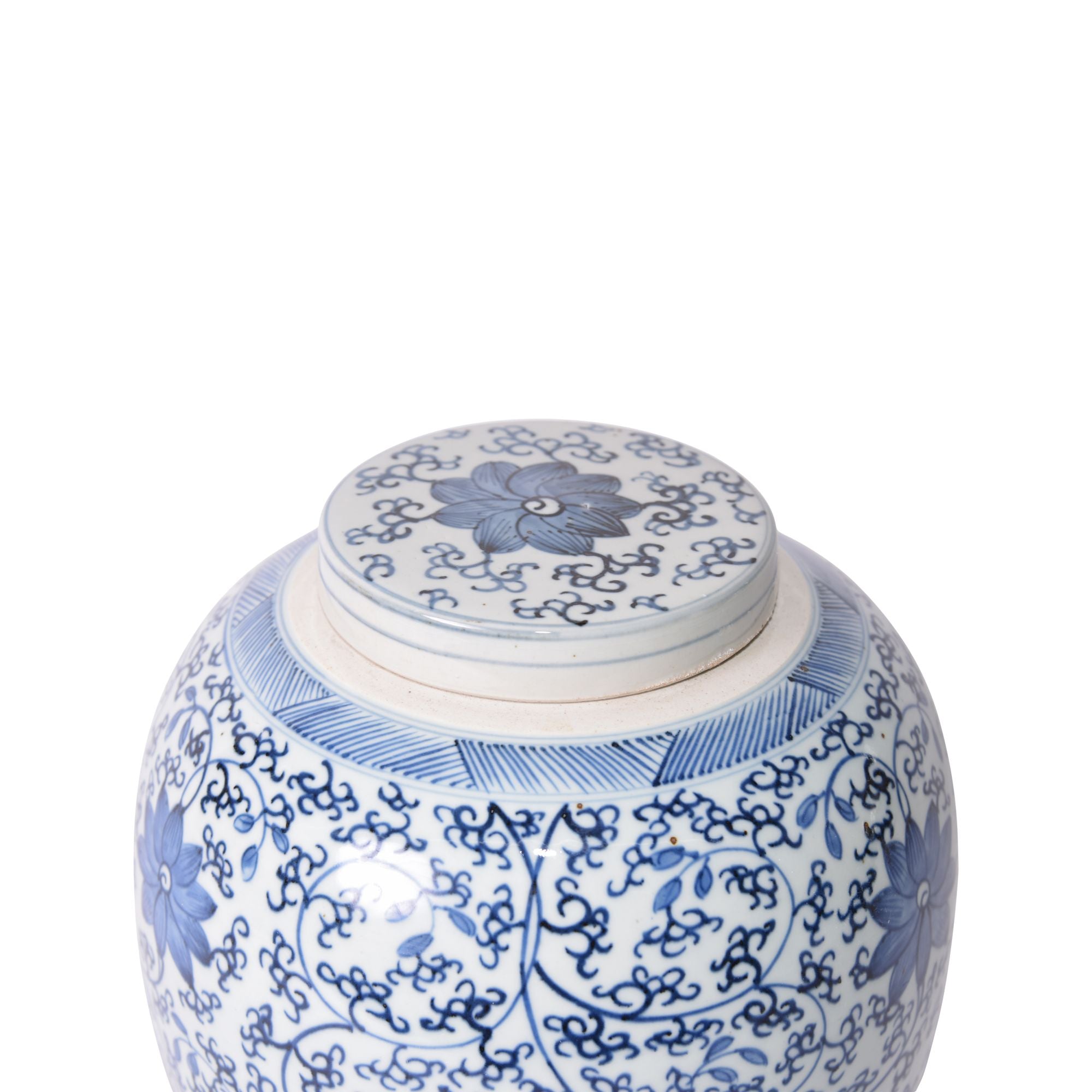 Legend of Asia Home Decor Legend of Asia Blue and White Lucky Leaf Bowl