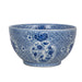 Legend of Asia Home Decor Legend of Asia Blue And White Medallion Flower Bird Bowl