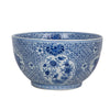 Legend of Asia Home Decor Legend of Asia Blue And White Medallion Flower Bird Bowl