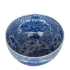 Legend of Asia Home Decor Legend of Asia Blue And White Medallion Flower Bird Bowl