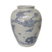 Legend of Asia Home Legend of Asia Blue And White Open Top Jar With Pine Deer Motif