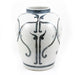 Legend of Asia Home Decor Legend of Asia Blue And White Peking Opera Mask Jar