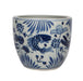Legend of Asia Home Legend of Asia Blue And White Porcelain Planter Fish Lotus Motif