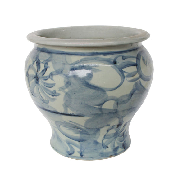 Legend of Asia Home Legend of Asia Blue And White Porcelain Silla Flower Pot
