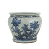 Legend of Asia Home Decor Legend of Asia Blue And White Small Planter Flower With Pheasant