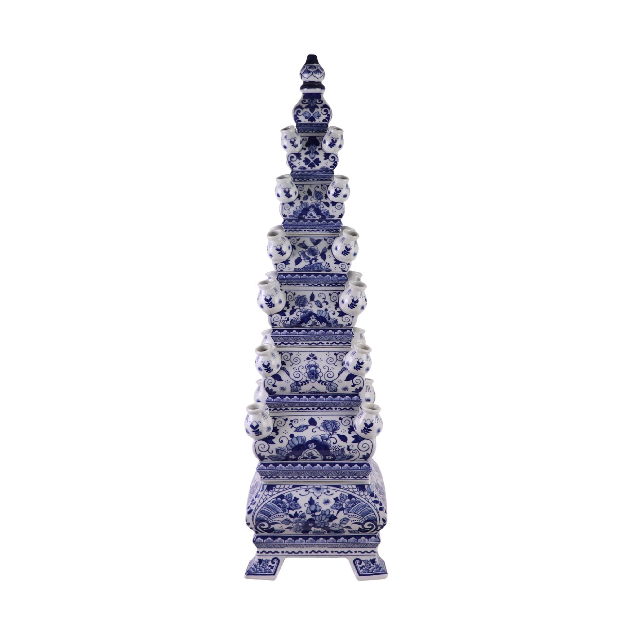 Legend of Asia Home Legend of Asia Blue And White Tulipiere Tower Large