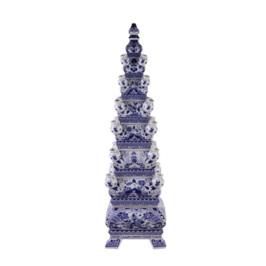 Legend of Asia Home Legend of Asia Blue And White Tulipiere Tower Large