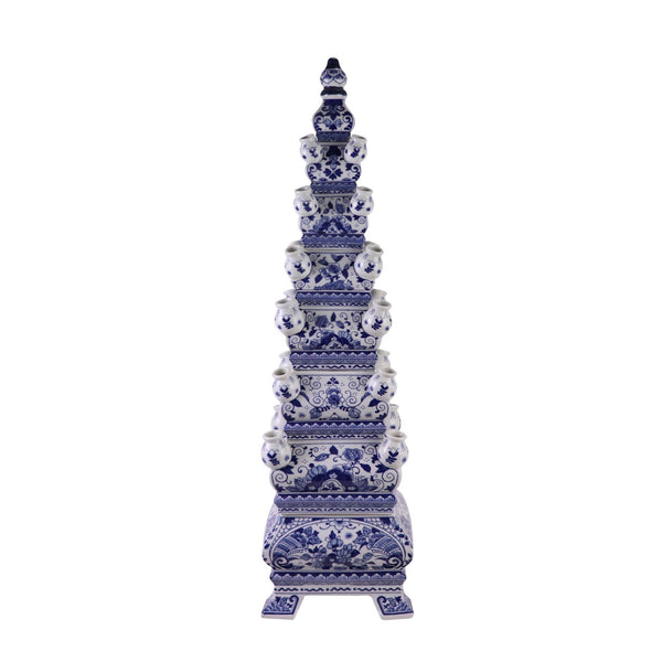 Legend of Asia Home Legend of Asia Blue And White Tulipiere Tower Large