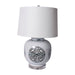 Legend of Asia Lighting Legend of Asia Blue And White Yuan Longevity Jar Table Lamp