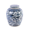Legend of Asia Home Legend of Asia Blue & White Ancestor Lidded Jar Fish Motif