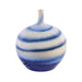 Legend of Asia Home Decor Legend of Asia Blue & White Horizontal Striped Vase - Small
