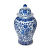 Legend of Asia Home Decor Legend of Asia Blue White Porcelain Phoenix Temple Jar