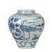 Legend of Asia Home Legend of Asia Blue White Wetland Bird Open Top Jar