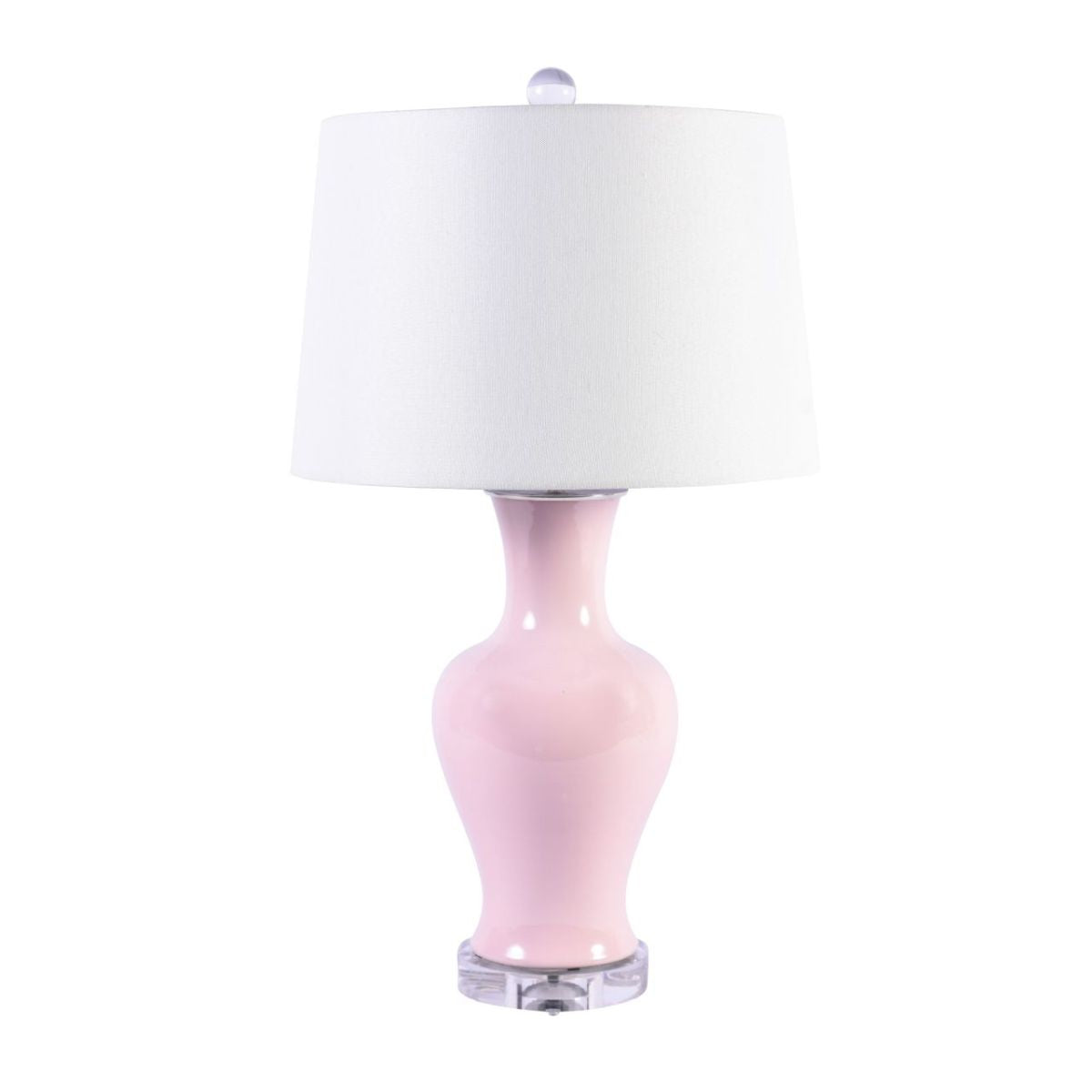 Legend of Asia Lighting Legend of Asia Blush Pink Fishtail Vase S Lamp