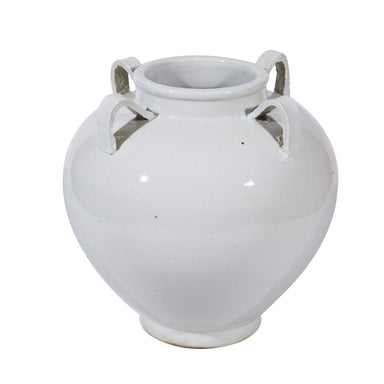 Legend of Asia Home Decor Legend of Asia Busan White Ear Jar Small