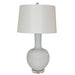 Legend of Asia Lighting Legend of Asia Busan White Globular Vase Small Lamp
