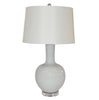 Legend of Asia Lighting Legend of Asia Busan White Globular Vase Small Lamp