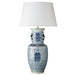 Legend of Asia Lighting Legend of Asia BW Double Happiness Flower Ear Vase