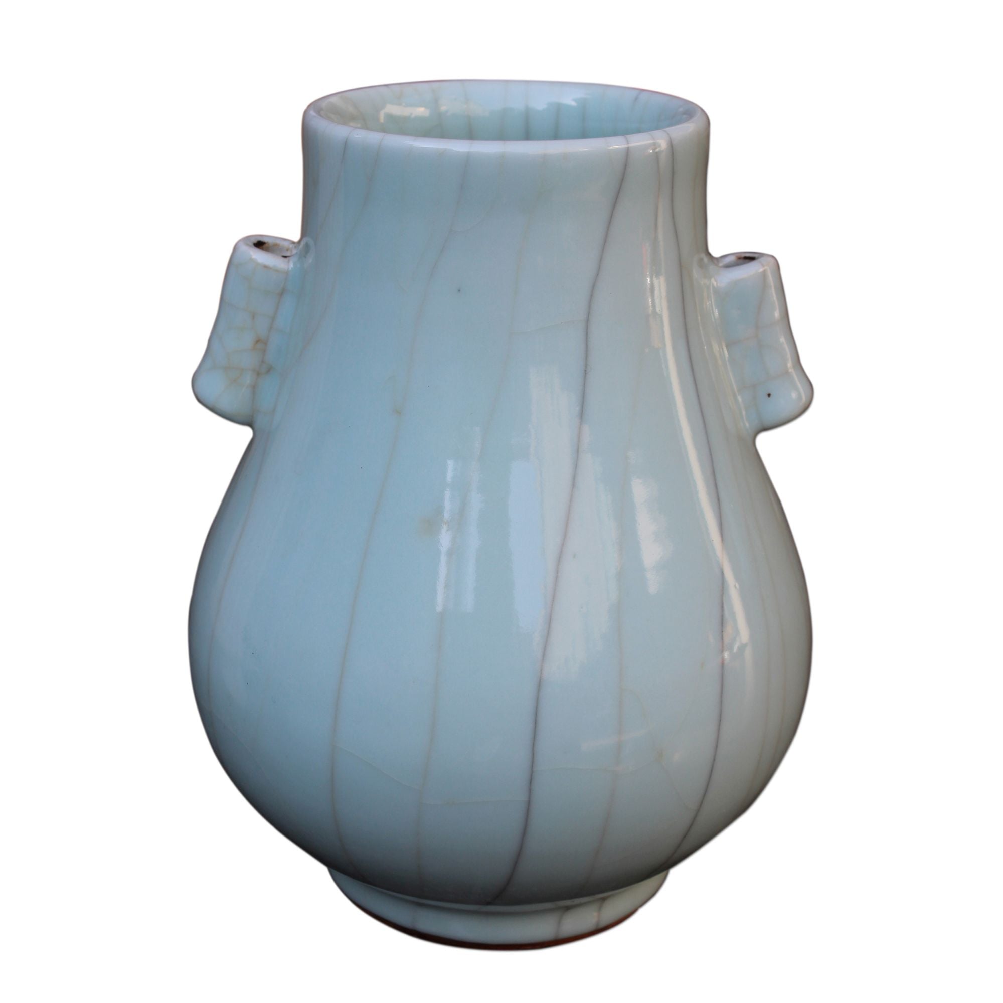Legend of Asia Home Legend of Asia Crackle Celadon Double Ear Vase - S